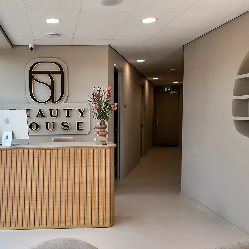 ST Beauty House receptie en ontvangstgebied